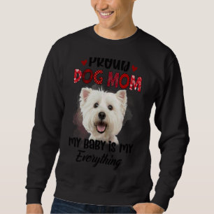 Sudadera Mamá de perro orgullosa maltesa, mi bebé está todo