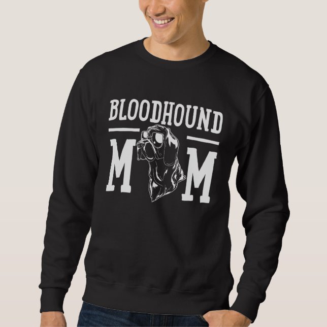 Sudadera Mamá de perro sangrienta (Anverso)