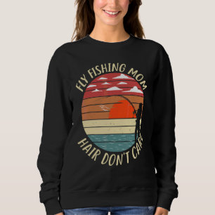 Sudadera Mamá de pesca con mosca Mamá pescadora 4