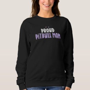Sudadera Mamá de Pitbull, un Corazón Orgulloso Y Colorido