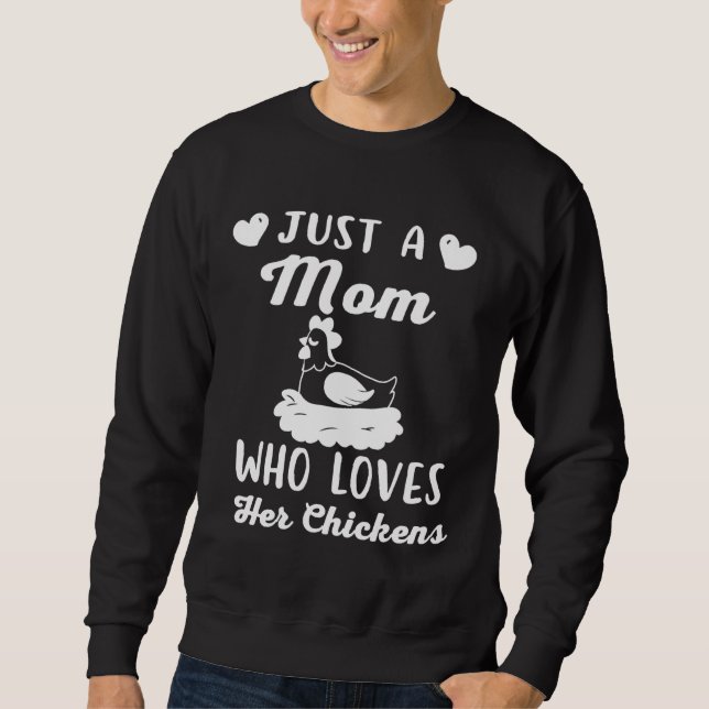 Sudadera Mamá de pollo con mamás (Anverso)