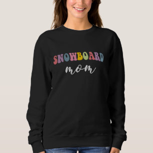 Sudadera Mamá de snowboard divertida y elegante madre depor