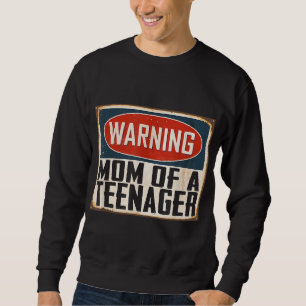 Sudadera Mamá de un adolescente oficial de cumpleaños númer