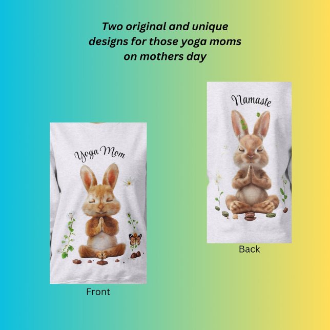 Sudadera Mamá de yoga linda conejita (Subido por el creador)