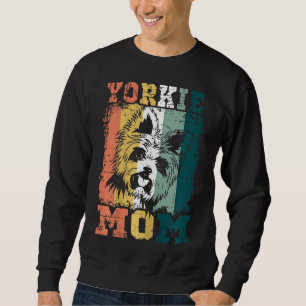 Sudadera Mamá de Yorkie Vintage Retro Yorkshire Terrier Per