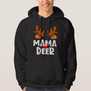 Sudadera Mama Deer coincide con los Navidades de la tribu f