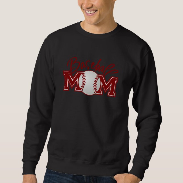 Sudadera MAMÁ del béisbol (Anverso)