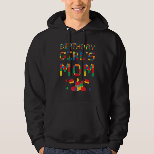 Sudadera Mamá del Bloque Maestro Constructor Bloques de Con (Anverso)