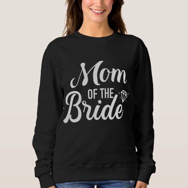 Sudadera Mamá del boda de la novia (Anverso)