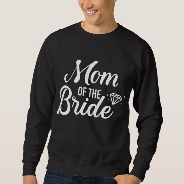 Sudadera Mamá del boda de la novia (Anverso)
