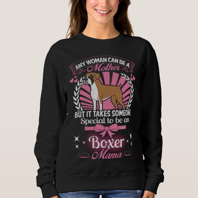 Sudadera Mamá del boxeador (Anverso)