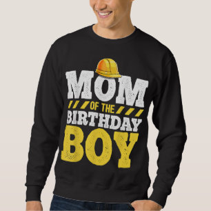Sudadera Mamá del cumpleaños de construcción