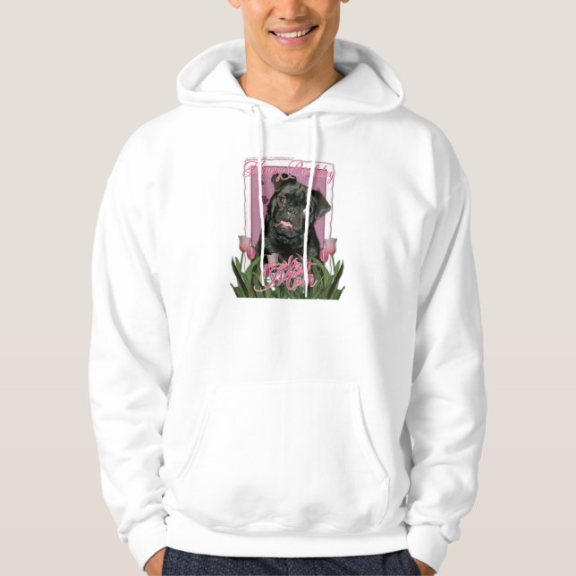 Sudadera Mamá del feliz cumpleaños - barro amasado - Ruffy (Anverso)