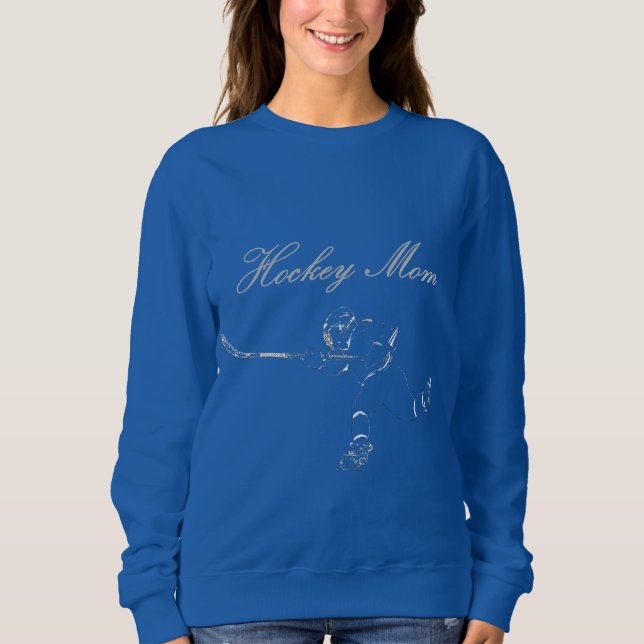 Sudadera Mamá del hockey (Anverso)