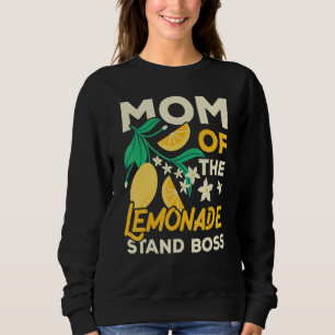 Sudadera Mamá del jefe de la stand de limonada Limón Frut