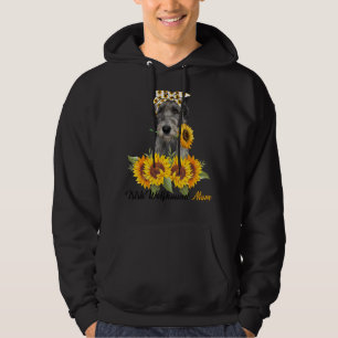 Sudadera Mamá del lobo irlandés mamá del verano del girasol