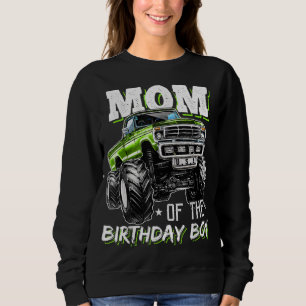 Sudadera Mamá del Monstruo del Cumpleaños Camión Cumpleaños