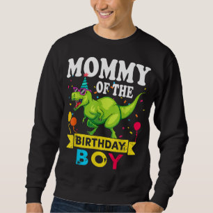 Sudadera Mamá del niño cumpleaños T-Rex RAWR Dinosaur Birt