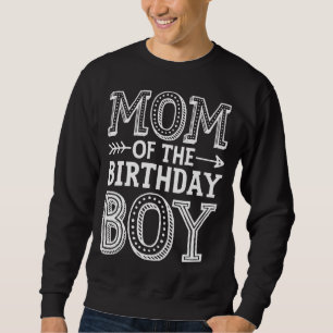 Sudadera Mamá del niño de cumpleaños Divertida Madre Famili