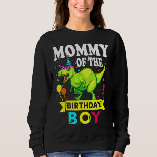 Sudadera Mamá Del Niño De Cumpleaños Rex Rawr Dinosaur Birt