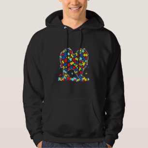 Sudadera Mamá del perro con conciencia del autismo esquimal