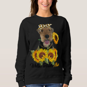 Sudadera Mamá del terror galés mamá del girasol verano perr