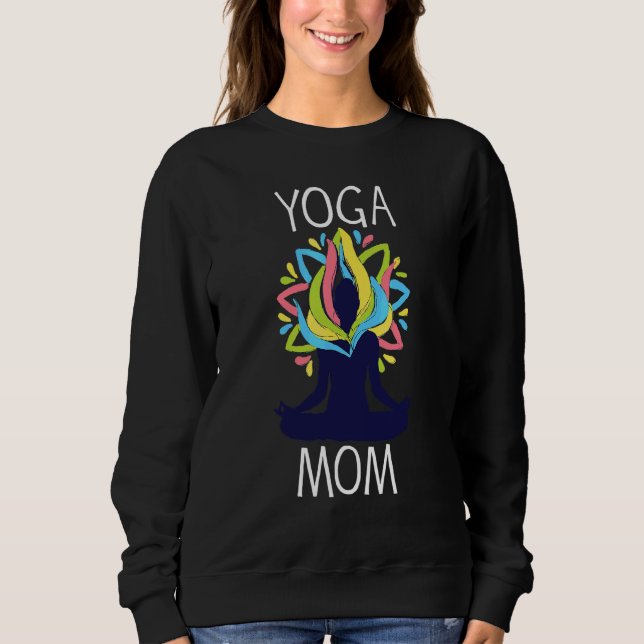Sudadera Mamá del yoga (Anverso)