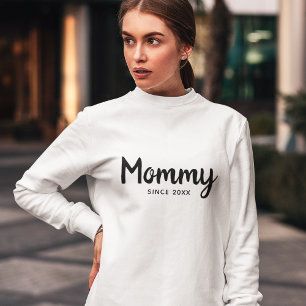 Sudadera Mamá desde   Moderno Día de la Madre con Handrwitt