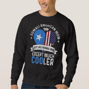 Sudadera Mamá Día de la Madre somalí norteamericana mamá pa