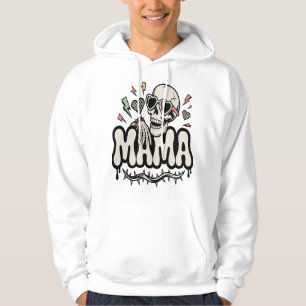 Sudadera Mamá divertida de Halloween calavera genial