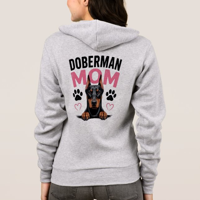 Sudadera Mamá Doberman (Reverso)