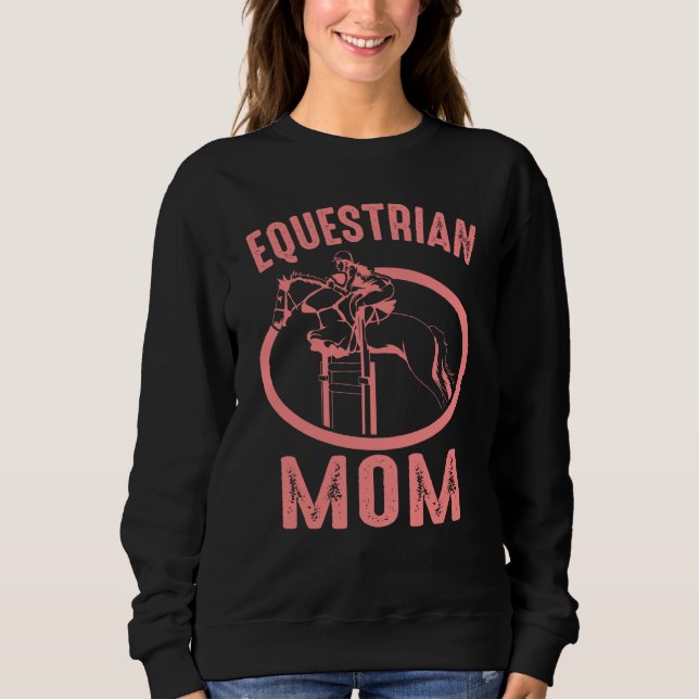Sudadera Mamá Ecuestre De Guay Para Espectáculo De Caballos (Anverso)