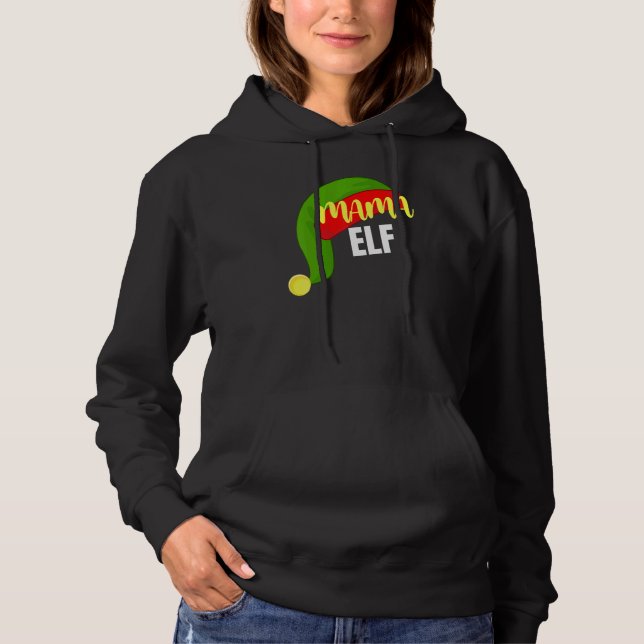 Sudadera Mama Elf Matando a Navidades de grupo familiar Fie (Anverso)