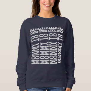 Sudadera MAMÁ EN CAMINO - Mensaje Oculto
