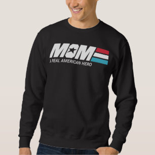 Sudadera Mamá es una verdadera heroína norteamericana