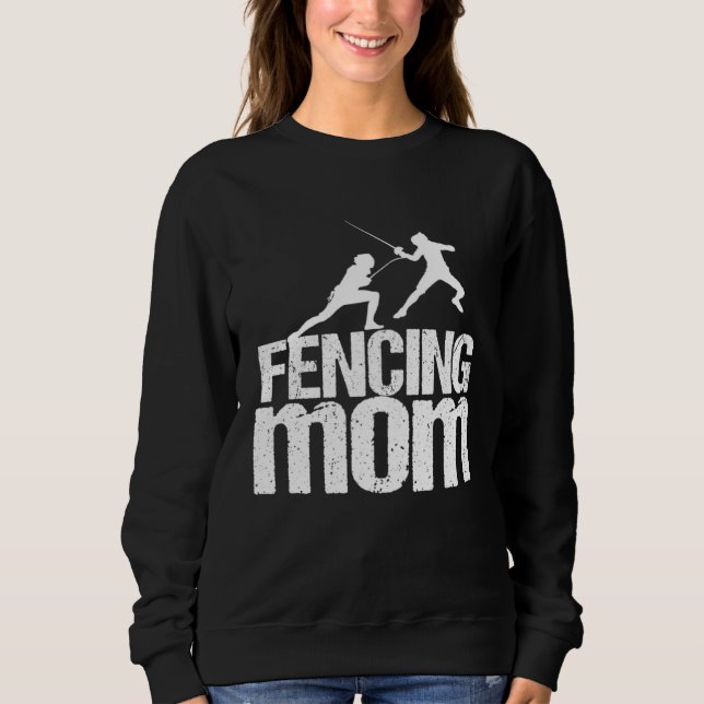Sudadera Mamá esgrimista  Esgrima Esgrimista  2 (Anverso)
