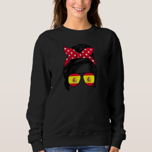Sudadera Mamá española americana crecida raíces españolas E