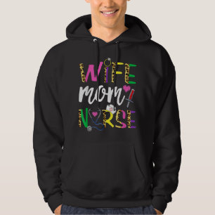 Sudadera Mamá esposa Enfermería de enfermera cute a las muj