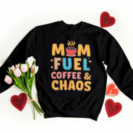 Sudadera Mamá fuma café y caos - Divertida mamá Giftful