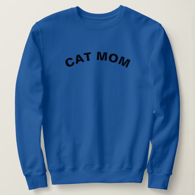 SUDADERA MAMÁ GATA (Anverso del diseño)