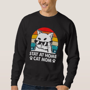 Sudadera Mamá Gata en Casa Gato Hermoso Gatito Adorable