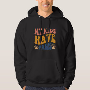 Sudadera Mamá Gata Mamá Groovy Carta Mis hijos tienen pata