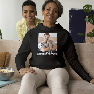 Sudadera Mamá Gato Negra Blanca Foto Personalizada Familia 