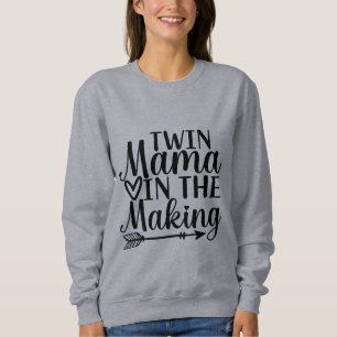 Sudadera Mamá gemela a ser