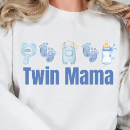 Sudadera Mamá gemela, regalo del club de mamás gemelas, sud