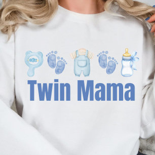 Sudadera Mamá gemela, regalo del club de mamás gemelas, sud