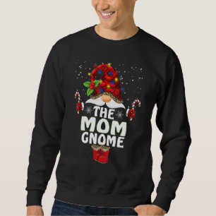 Sudadera Mamá Gnome Cuadro de Búfalo Familia Combinada Navi
