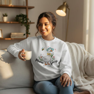 Sudadera Mama Goose Est Estilo Femenino Juguetón