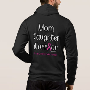 Sudadera Mamá hija guerrera... cáncer de seno