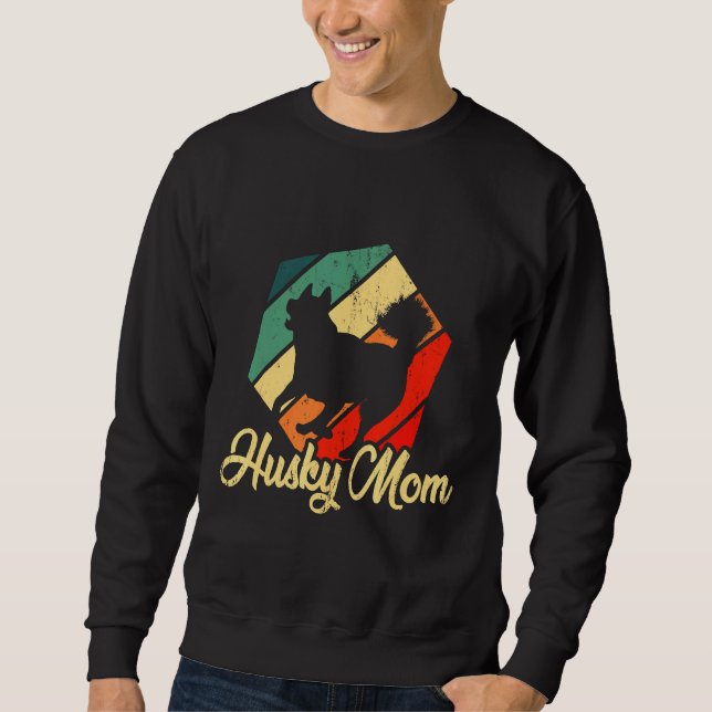 Sudadera Mamá Husky Siberian Husky Mama (Anverso)
